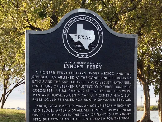 Lynchburg Ferry Historial Marker